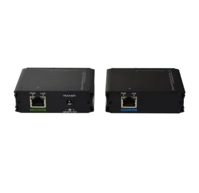 [EBC-S47005-BK] Deport IP POE sur COAX ou 2 fils Permet de déport un signal IP avec ou sans POE sur un coaxial, un câble réseau, ou une paire torsadée. Idéal pour migrer et rénover une installation analogique sur câble coaxial vers l'IP sans recâbler.