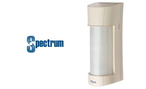 [AVS-SPECTRUM-DT-AM] Detecteur double technologie IR + hyper exterieur avec antimasque 12 metres 100°