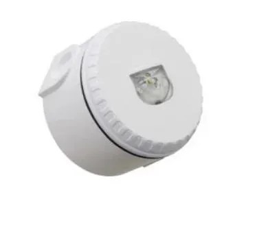 [ESR-80453F] Dispositif visuel alarme feu flash rouge base haute pour montage au mur IQ8L-W couverture W-2,4- 7,5