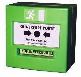 [NTR-4711V3] Déclencheur Manuel VERT Double Contact NEUTRONIC