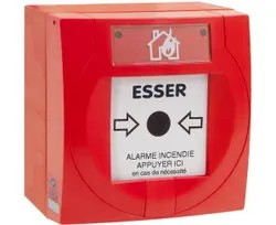 [ESR-804973.F0] Déclencheur Manuel adressable IQ8 MCP avec IA, membrane, isolateur de court-circuit, sans socle de montage.
