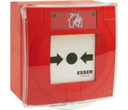 [ESR-804963.F0] Déclencheur manuel adressable IQ8MCP IP 66 avec membrane,  socle, couvercle de protection sans Presse étoupe