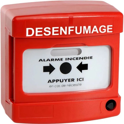 [AXD-10020] Déclencheur manuel désemfumage simple contact rouge