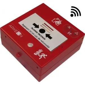 [AKO-DMR001] Déclencheur manuel incendie Type4 Radio