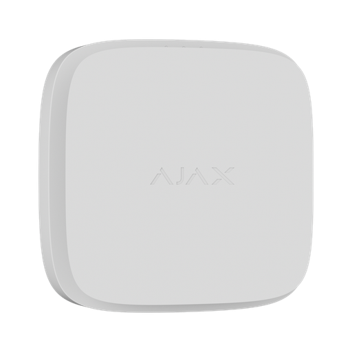 [AJA-FIREPROTECT2-HSC-RB-W] Détecteur de fumée et CO Capteur de température Sans fil 868 MHz Jeweller Sirène 85 dB intégréee Certifié EN 14604 Alimentation 2 piles CR123A
