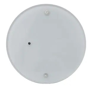 [KSI-NEBULAV-P] Détecteur optique de fumée nebula, version autonome, design en verre opaque de couleur blanche, complet de batterie au lithium 9V. Disponible le module interface radio (KSI5003000.300) pour la communication bidirectionnelle avec la centrale.