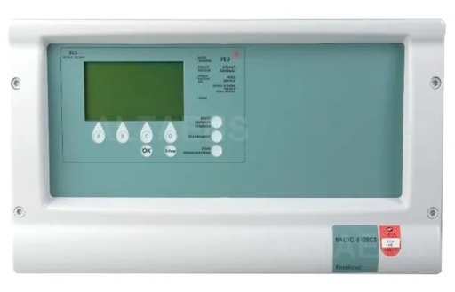 [FIN-ECSAD020-H] ECS Adressable BALTIC 512 points comportant 4 lignes bouclées de 128 points chacune ou 8 lignes ouvertes de 32 points. Auto-codage des points. Livrée avec batteries. Port USB 2 pour connexion vers PC. Coffret rack 19" ou montage en applique.