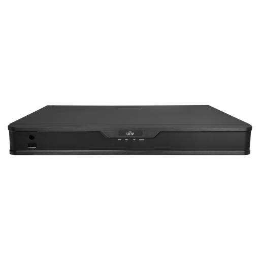 [UNV-NVR304-32S-P16] Enregistreur NVR pour caméra IP - Gamme Easy - 32 CH vidéo  / Compression Ultra 265 - 16 canaux PoE - Bande passante 160 Mbps - Supporte 4 disques durs
