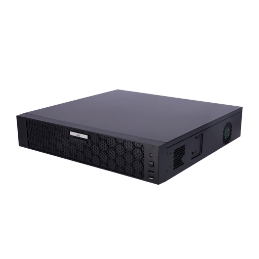 [UNV-NVR508-16B] Enregistreur NVR pour caméra IP - Gamme Prime - 16 CH vidéo  / Compression Ultra H.265 - Résolution maximale 8Mpx - Bande passante 320 Mbps - Support 8 disque dur