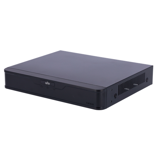 [UNV-NVR501-08B] Enregistreur NVR pour caméra IP - Gamme Prime - 8 CH vidéo  / Compression Ultra H.265 - Résolution maximale 8Mpx - Bande passante 80 Mbps - Support 1 disque dur