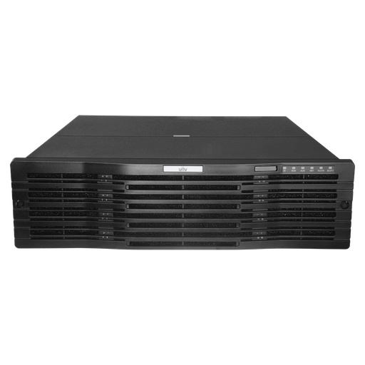 [UNV-NVR516-64] Enregistreur NVR pour caméra IP - Gamme Pro - 64 CH video | 12 Mpx - Prend en charge 2 cartes décodeurs - Bande passante 384 Mbps - Prend en charge 16 disques durs | RAID