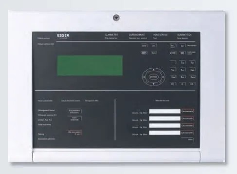 [ESR-809001] Equipement de Contrôle et de Signalisation conventionnel ES Line en coffret avec fonction UGA. Livré avec batteries.