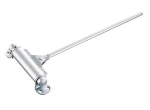 [GRO-154101U] Ferme-porte mécanique TIREX 54 Galet simple argent