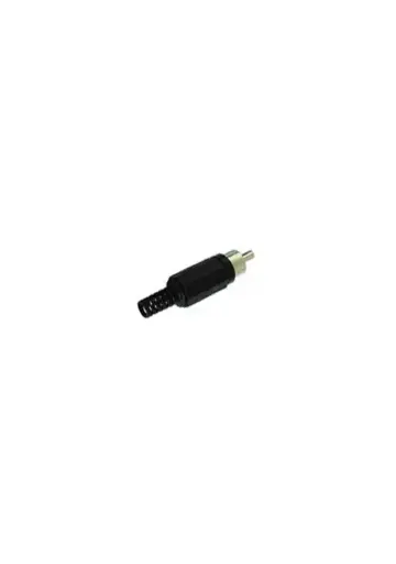 [JDM-FRCAM-N] Fiche RCA Mâle, repères NOIR Fiche RCA Mâle