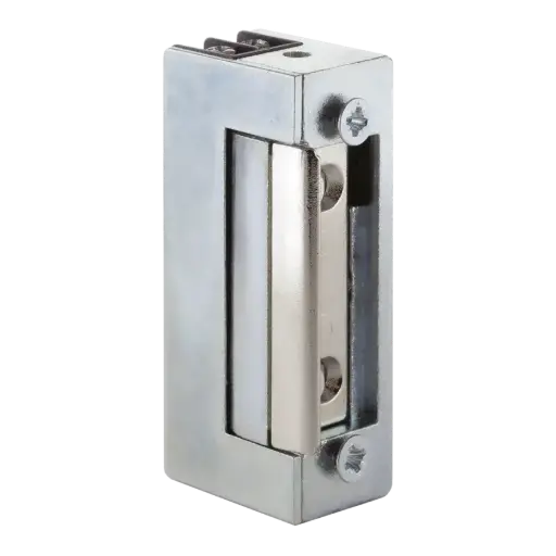[IZX-33X11] Gâche électrique 33 symétrique, à encaster 20,5 mm, 3500 N, à rupture de courant, 12V DC, diode transil TVS intégrée