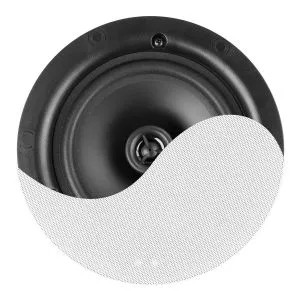 [MON-952.606] Haut-parleur PUBLIC ADRESS, encastré, 8", 100 V, 2 VOIES, FAIBLE ÉPAISSEUR, 40 W - NCSP8 blanc