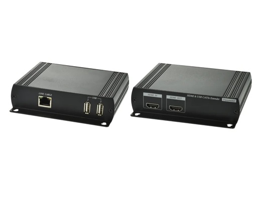 [EBC-S15008-BK] Kit Deport HDMI/USB2 Emetteur+Recepteur - HKM01E-1