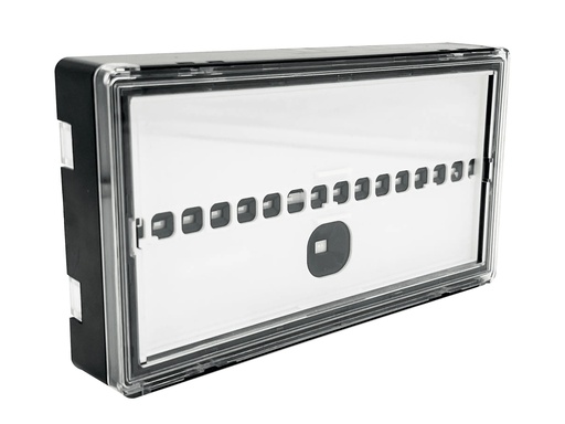 [TIV-4222277] LUMIO 400 ST+ NOIR BAES Ambiance 100% LED 400 lm / 1h / 0.9W 0.9VA / IP42 IK08 / SATI