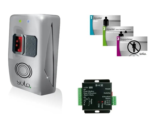 [EDN-10020] PACKSOLO - Lecteur bio 500 fingers print P Mode autonome