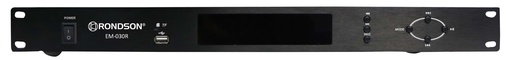 [JDM-EM-030R] Lecteur enregistreur MP3 compact avec interface USB et insert cartes SD/MMC avec TC et alim, 12V