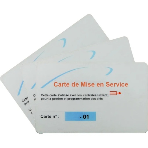 [EVI-THEXACMS3] Lot de 3 cartes de mise en service T HEXA SOFT/HEXACT WEB
