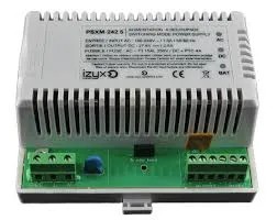 [IZX-PSXM-242.5] Module alimentation chargeur (secourue) PSXM, 7M, 230V AC / 24V DC (27,6V) / 2,5A, voyant d'état face avant, triple protection en sortie (court-circuit / surcharge / surtension)