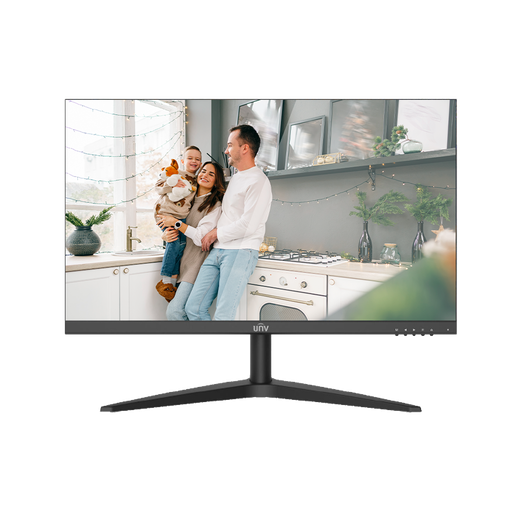 [UNV-MW-LC24] Moniteur LED 24" Full HD Conçu pour la vidéosurveillance Format 16:9 1xHDMI, 1xVGA Résolution 1920x1080 Support VESA 100x100 mm