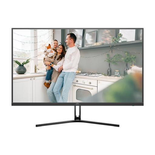 [UNV-MW-LC27] Moniteur LED 27" Full HD Conçu pour la vidéosurveillance Format 16:9 1xHDMI, 1xVGA Résolution 1920x1080 Support VESA 100x100 mm