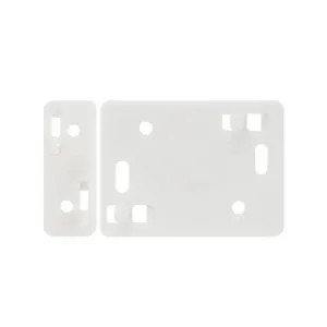 [KSI-MICRO-POLI-PACKW] Pack de 10 entretoises pour transmetteur, 10 entretoises pour barreau magnétique et 20 chevilles de fixation pour contact magnétique radio micro poli.blanc.