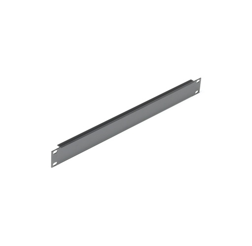 [JDM-RP1U] Plaque vierge acier noir 19", 1U Plaque vierge acier