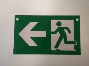 [NOR-PS-LR] Pictogramme double à clipser "Flèche gauche ou droite" pour accessoires Drapeau SS-DB & SS-DBE