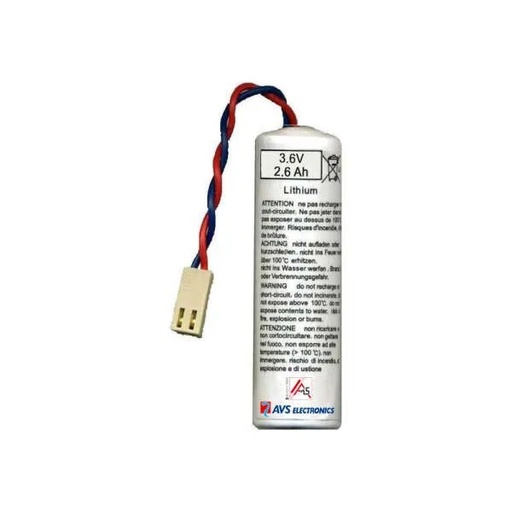 [AVS-ZB022] Pile au lithium pour détecteur SPECTRUM WS / JET WS / WIC WS / WIC WS / A500 WS 