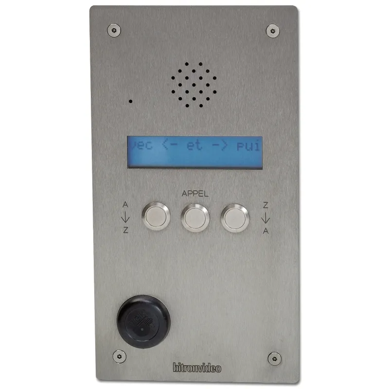 [EVI-UAV0154/I11] Platine digitale à défilement de noms inox 2.5 mm audio (1+N) gérée par BSOFTWEB (PROXIMAN)