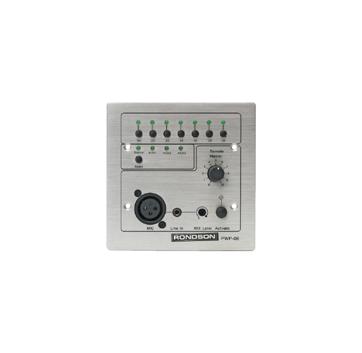 [JDM-PM-06] Platine murale sélection 6 zones / 3 AUX (série AM 6/6)