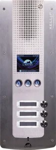 [CSL-590.4100] Portier audio Full IP/SIP à défilement de noms et 3 boutons d'appel conforme loi Handicap PoE