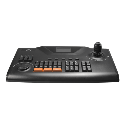 [UNV-KB-1100] Pupitre de commande PTZ IP UNV  Produit professionnel  Gestion caméra + enregistreur  Onvif 2.4  Affichage LCD  Carte réseau  Joystick 4D  Connexion RS485/232 supplémentaire Garantie 36 mois