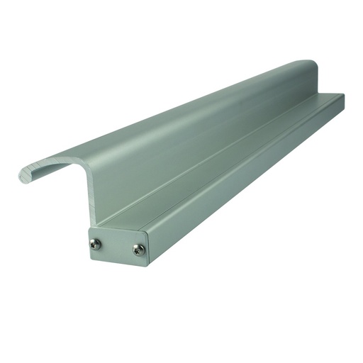 [IZX-EMDH400HR] Renfort poignée 400 mm pour les bandeaux électromagnétiques de la série EMDH400C, en aluminium anodisé naturel