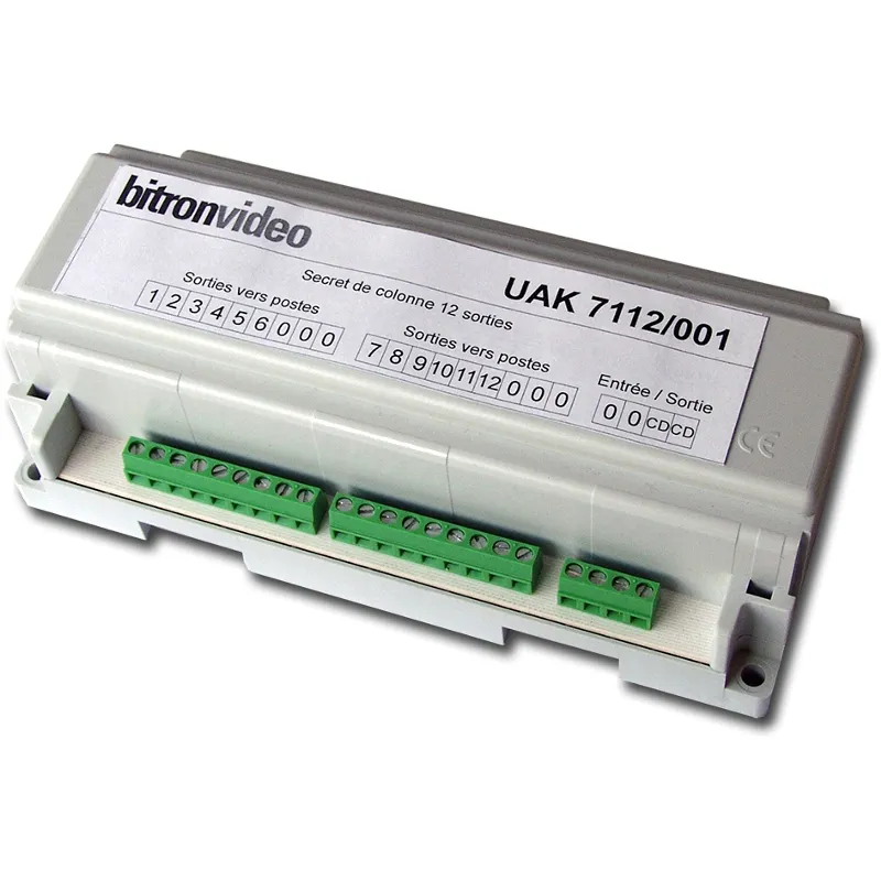 [EVI-UAK7112/001] Secret de colonne 12 sorties (1+N)