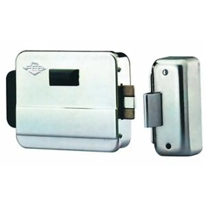 [EVI-U5013/1Z] Serrure électrique réversible saillie 1 canon et 1 bp d'ouverture intérieure