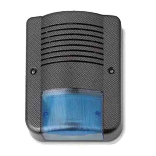 [AVS-CITYCARBONLED] Sirène extérieure avec Flash LED, 8 tons sélectionnables , Volume réglable, couleur CARBON