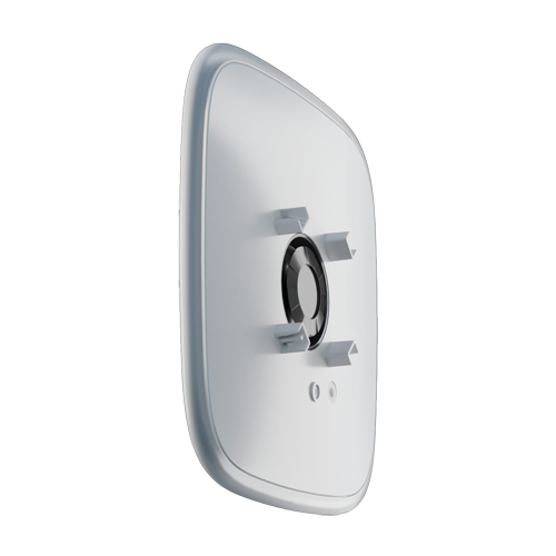 [AJA-STREETSIRENCUSTOM-W] Sirène extérieure pour couvercle personnalisable AJA-BRANDPLATES-W Sans fil 868 MHz Jeweller Puissance sonore maximale 113 dB Signalisation LED Alimentation 12 VDC / 4 piles CR123A 3.0 V Ne contient pas les couvercles AJA-BRANDPLATES-W