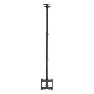[VDO-LCDS107] Support de moniteur VESA Pour plafond droit ou incliné Inclinaison base/support et rotation Extensible de 720 mm et 1590 mm Charge maximale 50 Kg Écrans 23"~43"