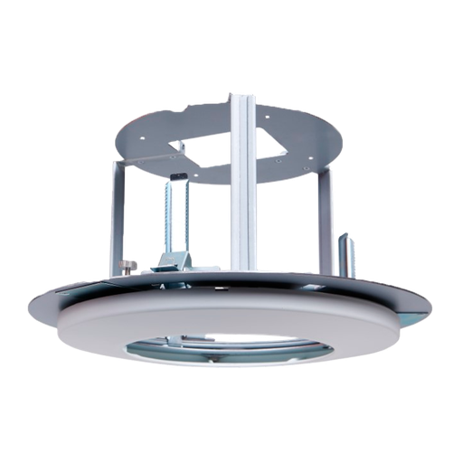 [UNV-TR-FM200-IN] Support encastrable Pour caméras dôme Montage au plafond Passage de câble Couleur blanche