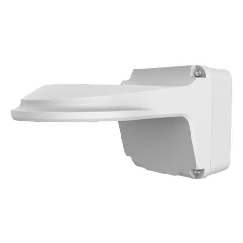 [UNV-TR-JB07/WM03-G-IN] Support mural - Pour caméras dome - Boite de connexions - Adapté pour une utilisation extérieure - Couleur blanche - Passage de cable