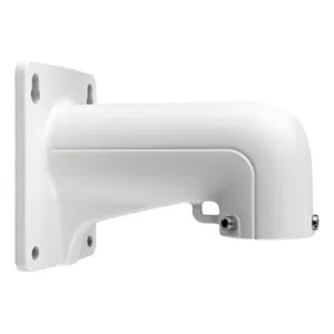 [VDO-DS-1618ZJ] Support mural - Pour caméras dôme - Adapté pour une utilisation extérieure - Couleur blanche - Compatible avec Hiwatch Hikvision - Passage de câble