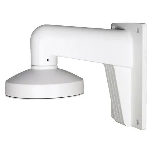 [VDO-DS-1273ZJ130TRL] Support mural - Pour caméras dôme - Adapté pour une utilisation extérieure - Couleur blanche - Compatible avec Hiwatch Hikvision - Passage de câble