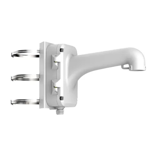 [VDO-DS-1604ZJ-POLE] Support pour mât avec boîte de connexion pour dômes motorisés extérieure - Couleur blanche - Passage de câble 240 mm (H) x 170,7 (L) mm x 355.5 (Pr) mm