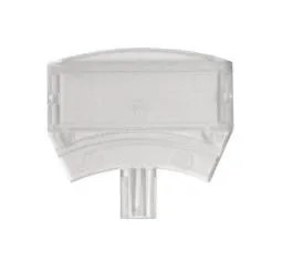 [ESR-805576] Support pour étiquette. Plastique transparent. A utiliser avec les socles de la série IQ8Quad (lot de 10 pièces)