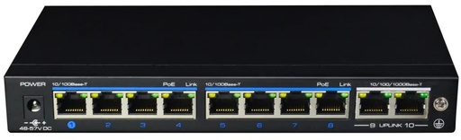[EBC-S40833-B0] Switch 120W- 8x100Mb POE + 2x1000Mb