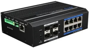 [EBC-S45834-B0] Switch industriel 150W- L2 - 1×1Gb/POE++ & 7×1Gb/POE+ & 4×SFP